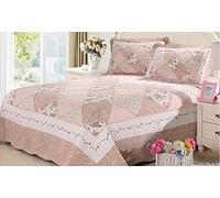 Dessus De Lit 2 Personnes, Boutis Couvre Lit Matelassé De Luxe Coton Patchwork Couverture,Patchwork24