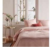 Dessus de lit 260 x 240 cm + 2 Taies 60 x 60 cm ""Dolce"" Atmosphera - Rose