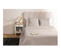 Dessus de lit 260 x 240 cm + 2 Taies 60 x 60 cm ""Kalia"" Atmosphera - Lin -