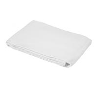 Dessus de lit Jacquard 270x250 cm PERIGORD piqué coton blanc
