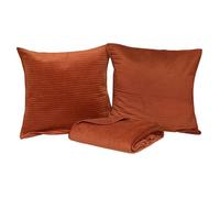 Atmosphera – Dessus de lit Lilou terracotta 260 x 240 cm