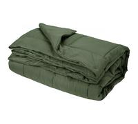 Dessus de lit polyester microfibre 240x220 cm LAZY vert argile 150 g/m2