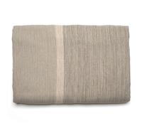 Dessus de lit ZAGORA pur coton 250 g/m² 180x240 cm beige ficelle