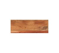Dessus de table 90x20x3,8 cm rectangulaire bois massif d'acacia, dessus de table en bois, dessus de table basse, dessus de table à manger