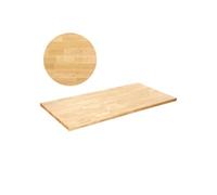 VEVOR Planche Bureau 1200x750x38 mm Plateau de Table Rectangulaire Charge 150 kg Dessus de Table en Bois d'Érable Massif pour Bureau Debout Électrique Réglable, Plan de Travail, Table à Manger, Maison