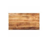 vidaXL Dessus de Table rectangulaire Bois Massif de manguier Brut