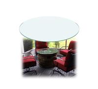 Dessus De Table Ronde Verre Trempé, Ø 35cm 40cm 50cm 80cm 70cm 100cm, Bureau Chevet Table De Jardin En Verre Trempé Pour Salle À Manger/Table Basse, Plateau Verre Rond IdéAl ( Size : CLEAR-35CM(14INCH