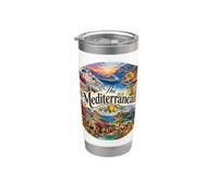Destinations de croisière en Méditerranée, Palerme, La Valette, Europe Gobelet isotherme en acier inoxydable double paroi