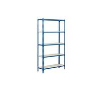 Simonrack Étagère pour charges lourdes KIT SIMONCLICK 5/400 442100024189045 bleu, blanc 90,0 x 40,0 x 180,0 cm