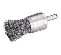 Déstockage -Wolfcraft - Brosse Pinceau métal torsadée ø 25 mm Queue 6 mm - 2126000 G