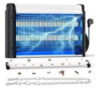 Destructeur d’Insectes Électrique 35W Lampe UV Anti-Moustiques 4000V Intérieur & Extérieur,Piège Suspendu sans Produits Chimiques