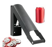 Destructeur de canettes robuste | En aluminium | Poignée confortable | Outil de recyclage pour la maison, les fêtes entre amis, les activités de plein air et les réunions de famille