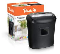 Destructeur de documents en particules, modèle Peach, pour 10 feuilles, bac de 21 litres, pour papier