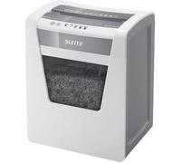 Leitz Déchiqueteuse de papier IQ Office 80030000 – Coupe croisée P4 15 feuilles 23L Blanc