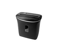 Nedis Destructeur de papier Coupe croisée P-4 6 feuilles A4 Bac 12 L Noir