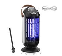 Destructeur d'insectes électrique - 4000 mAh - USB - 395 nm - Piège à insectes - Lampe anti-moustiques - Piège à mouches électrique - Pour intérieur et extérieur