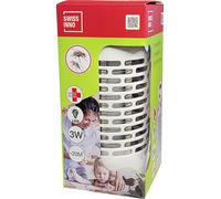 Destructeur d'insectes UV 3 W Swissinno 1 254 001 (Ø x H) 100 mm x 225 mm blanc 1 pc(s)