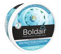 BOLDAIR - Gel destructeur d'odeur Grand Large - Neutralise les odeurs - parfume- durée 8 semaines - 300g - Fabrication française