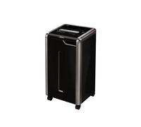 Destructeur Fellowes 325i Coupe Droite 5.8mm, 26 Feuilles, 24cm, Corbeille 83L, SafeSense, SilentShred, Anti-Bourrage, Charbon de Bois