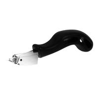 Détacheur D'agrafes Ergonomique Portable Multifonction pour Réparations | Acier Inoxydable et Caoutchouc, Retrait des Clous, Usage DIY Professionnel, Noir