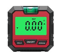 Détecteur d ' angle numérique Écran LCD compact Jauge d ' angle numérique et outil de niveau 4x90° 2x180° Jauge électrique essentielle pour le travail du bois avec rétroéclairage magnétique pour le du