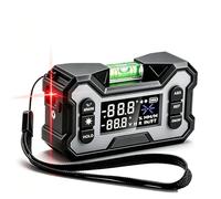 Détecteur d'angle numérique avec laser rouge, inclinomètre de haute précision à double axe avec base magnétique