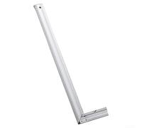 Détecteur d'angle pour le travail du bois 220 mm Fonction de verrouillage | Double métrique pour balance impériale, corps en acier inoxydable, résistant à la rouille, longueur totale de 400 mm