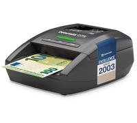 Détecteur de billets D7X – Testeur de faux billets avec 7 contrôles, compatible avec les devises EUR, GBP, CHF, PLN, CZK, SEK