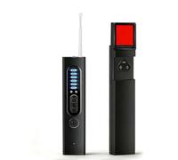 Détecteur de Caméra Cachée 4-en-1, Détection de Micro Espion & Traceur GPS | Balayage Optique LED IR, 5 Niveaux de Sensibilité, Alarme Sécurité, Anti-Espionnage, pour Maison Bureau Hôtel Voyage