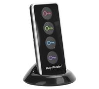 Détecteur de Clé sans Fil 1 sur 4, Localisateur D'articles RF sans Fil avec Lampe de Poche LED et Base Aucune Application Requise, pour Attacher des Clés, un Portefeuille, une Télécommande, des Lunett
