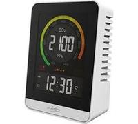 Infactory Détecteur de CO2 avec horloge et thermomètre-hygromètre