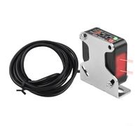 Détecteur de faisceau infrarouge 5 mètres Interrupteur photoélectrique pour ouverture de portail pour contrôle d'accès Fil haute conductivité 24-240 V Alimentation
