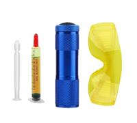 Détecteur De Fuite AC - Lampe De Poche Portable UV Précise, Outil De Réparation De Diagnostic De Réfrigérant De Climatisation Automatique | Système De Refroidissement De Réfrigérateur De Maison De Rad