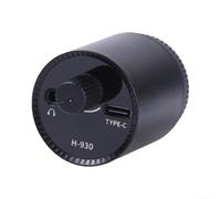 Détecteur de fuite d'eau avec amplification sonore 13 000x, kit de détection de fuite de tuyau souterrain portable, pour tuyaux d'eau et d'huile, rechargeable de type C