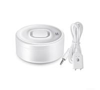 Détecteur de fuite d'eau WiFi intelligent avec alarme de 100 dB pour application Tuya - Capteur d'inondation sans fil alertes en temps réel Sécurité domestique Blanc 65 x 28 mm (avec sonde)