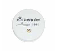 Détecteur de Fuites d'eau Haute Sensibilité, Alarme 85 DB Capteur Triple | -sol et Appartement, Boîtier ABS Blanc, Alimentation par Pile 9v Non Incluse
