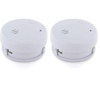 Détecteur de fumée à Piles - 25m² - 85dB - Blanc - Chacon (Lot de 2)