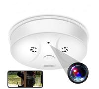 Détecteur de Fumée Caméra Espion FHD 1080P LED IR Vidéo Cachée Mouvement WiFi YONIS