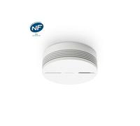 Netatmo Détecteur de fumée connecté 10 ans batterie, tests auto, sans box, NF EN14604 Blanc
