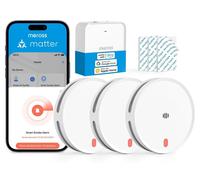 Détecteur de fumée connecté - Wi-Fi - Matter - Double capteur optique - 10 ans - Lot de 3
