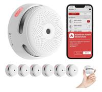 Détecteur de fumée connecté - X-SENSE - X-Sense XS01-WX - Wi-Fi 2,4 GHz - Capteur photoélectrique - Lot de 6