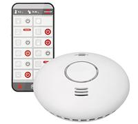 Détecteur de Fumée et de Chaleur WRHM01 avec Signal d'Alarme 85dB Blanc