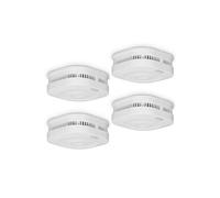 Détecteur de fumée inteligent Wi-Fi 10 ans, pack de 4 Alecto SMARTSMOKE11 4X Blanc