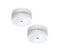 ELRO FS7810 Détecteur de Fumée Compact Design 2-Pack - avec Batterie de 10 Ans- 10 Ans de Garantie