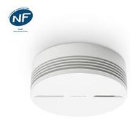 Netatmo Détecteur de fumée connecté 10 ans batterie, tests auto, sans box, NF EN14604 Blanc