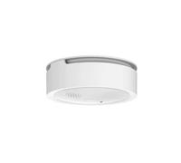 Shelly Plus Smoke Alarm - Détecteur de fumée connecté, Alarme Incendie Wi-FI sonore et Lumineuse, Conforme à la Norme EN14604, Notification app immédiate, Pile 5 Ans remplaçable