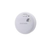 Détecteur de fumée ZENITECH NF photoélectrique rond Blanc bouton TEST 520032
