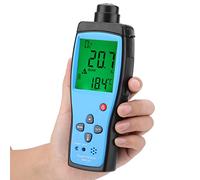 Détecteur de Gaz, Détecteur D'oxygène Portable, Testeur de Compteur D'oxygène Portable, écran LCD Rétroéclairé Rechargeable, Testeur de Qualité de L'air, Alarme Audio et Lumineuse, Anti-poussière et A