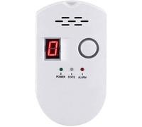 Détecteur de gaz - Numérique - Haute sensibilité LPG/LNG/gaz naturel - Maison/Cuisine - Blanc