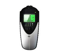 Détecteur De Goujons Muraux 4 en 1, Détecteur Numérique Multifonctionnel, Détecteur Mural Portable, Recherche Centrale avec Écran LCD Confortable à Utiliser(Silver Push Button)